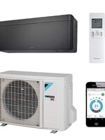 DAIKIN Daikin Stylish binnen + buitenunit 3,5 kW zwart R32 (inclusief IR afstandsbediening en Wifi)