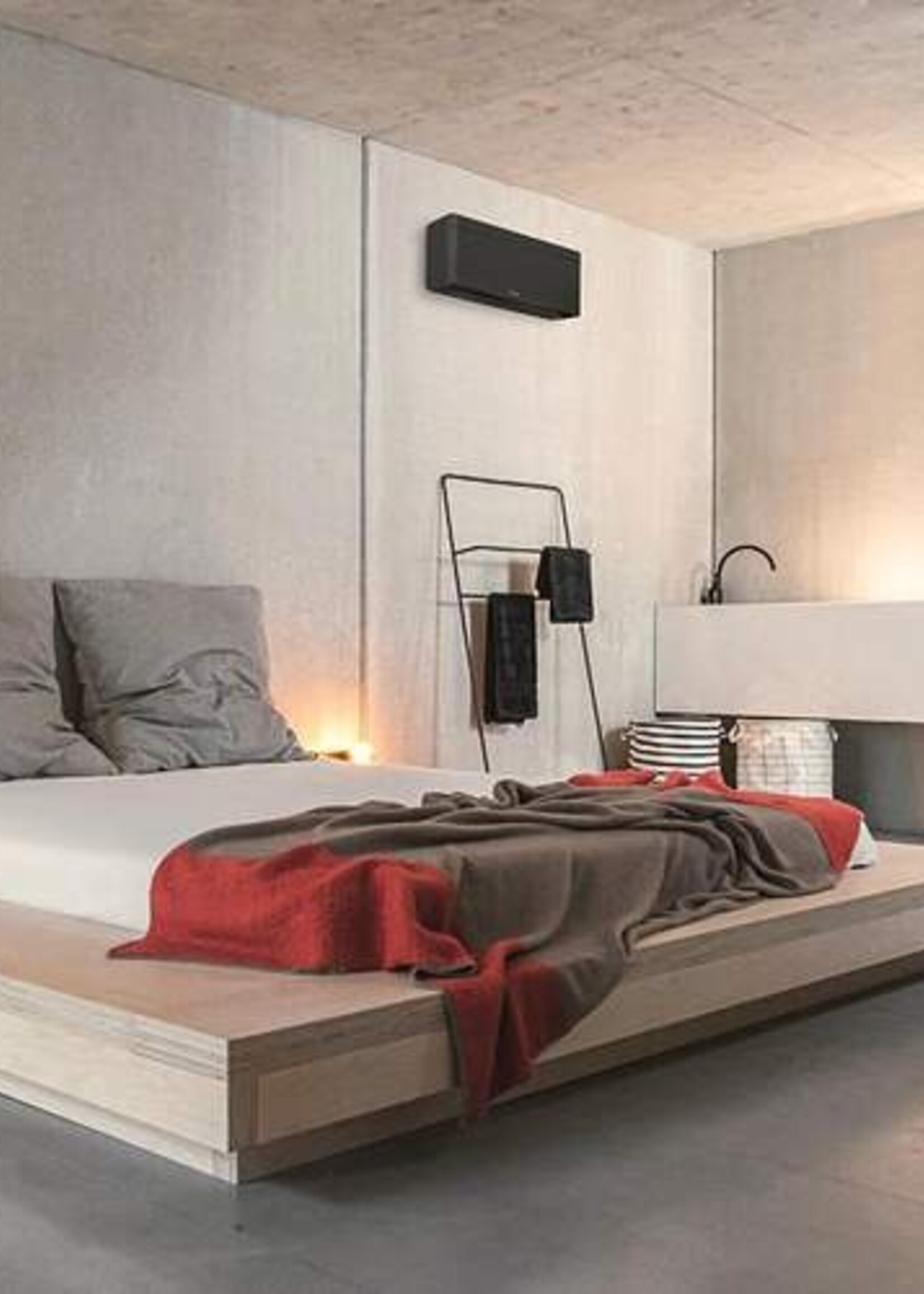 DAIKIN Daikin Stylish binnen + buitenunit 2,5 kW zwart R32 (inclusief IR afstandsbediening en Wifi)