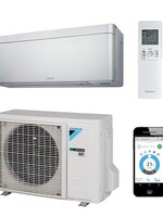 DAIKIN Daikin Stylish binnen + buitenunit 2,5 kW zilver R32 (inclusief IR afstandsbediening en Wifi)