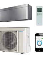 DAIKIN Daikin Stylish binnen + buitenunit 4,2 kW zilver R32 (inclusief IR afstandsbediening en Wifi)