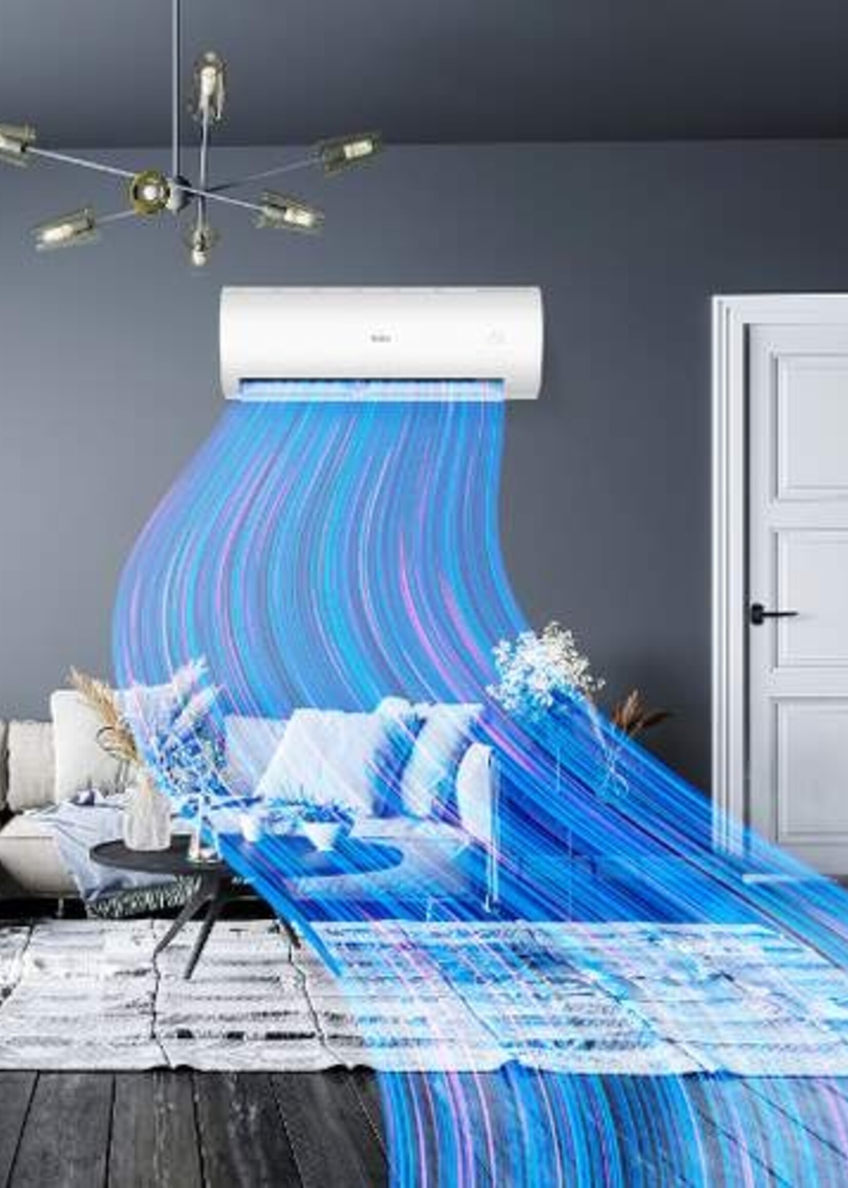Haier Haier Pearl Premium Multi-split 2x indoor unit 5.3 kW + 1x outdoor unit 10.5 kW R32 white (incl. 2x IR remote control and WiFi)