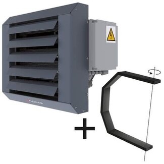 Flowair Flowair System Line Leo El L GBS luchtverwarmer + montageconsole