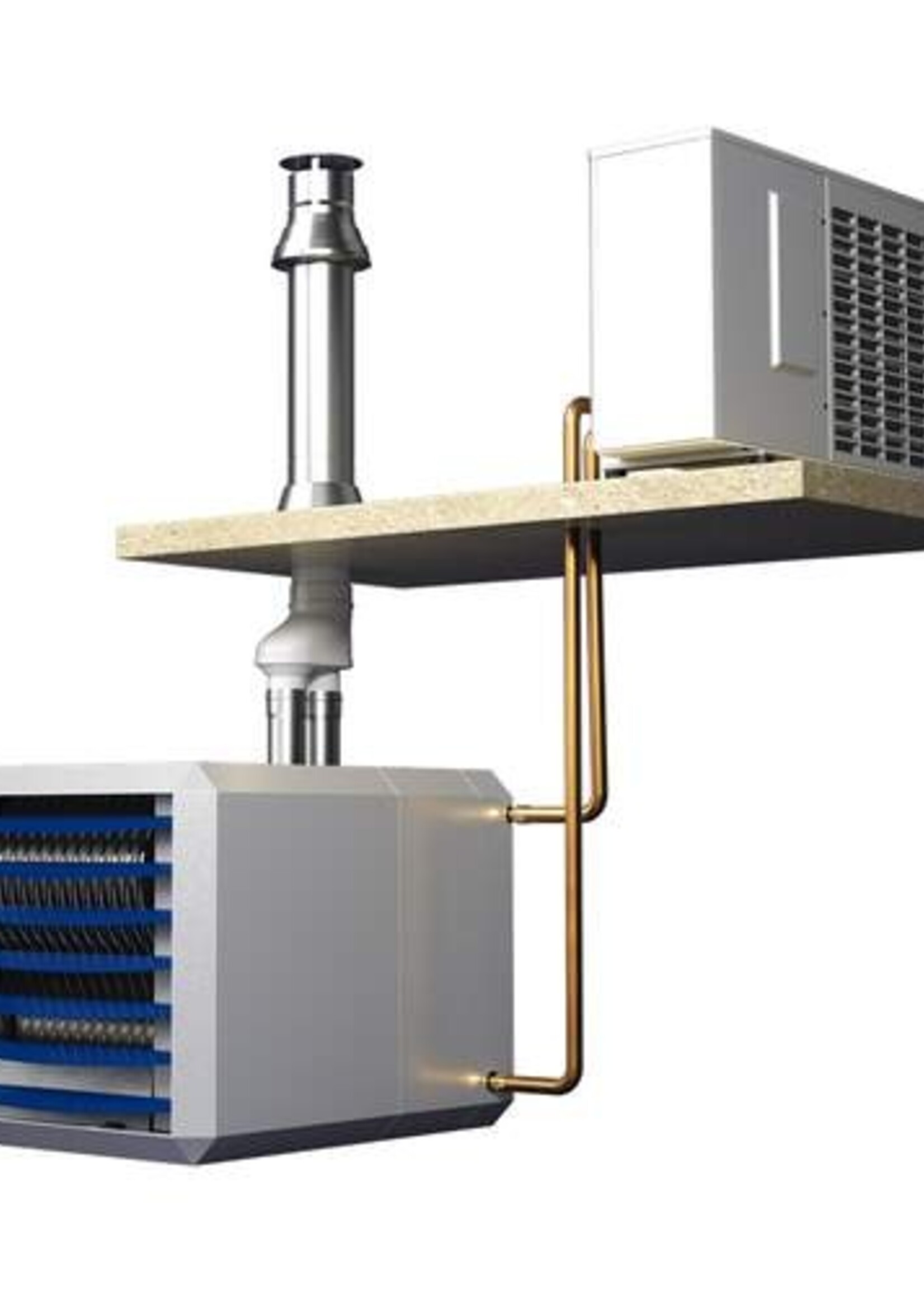 Winterwarm Winterwarm Qwikshift hybrid heat pump HPX 12 kW outdoor part