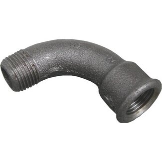 ZWARTE FITTING BOCHT 90° NR 1 1 1/4"MF