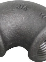 ZWARTE FITTING KNIE 90° NR 90 1 1/4"FF