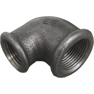 ZWARTE FITTING KNIE 90° NR 90 1 1/2" x 3/4"FF