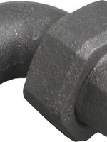 BLACK FITTING ANGLED HEAD NO. 96 1 1/4"FF