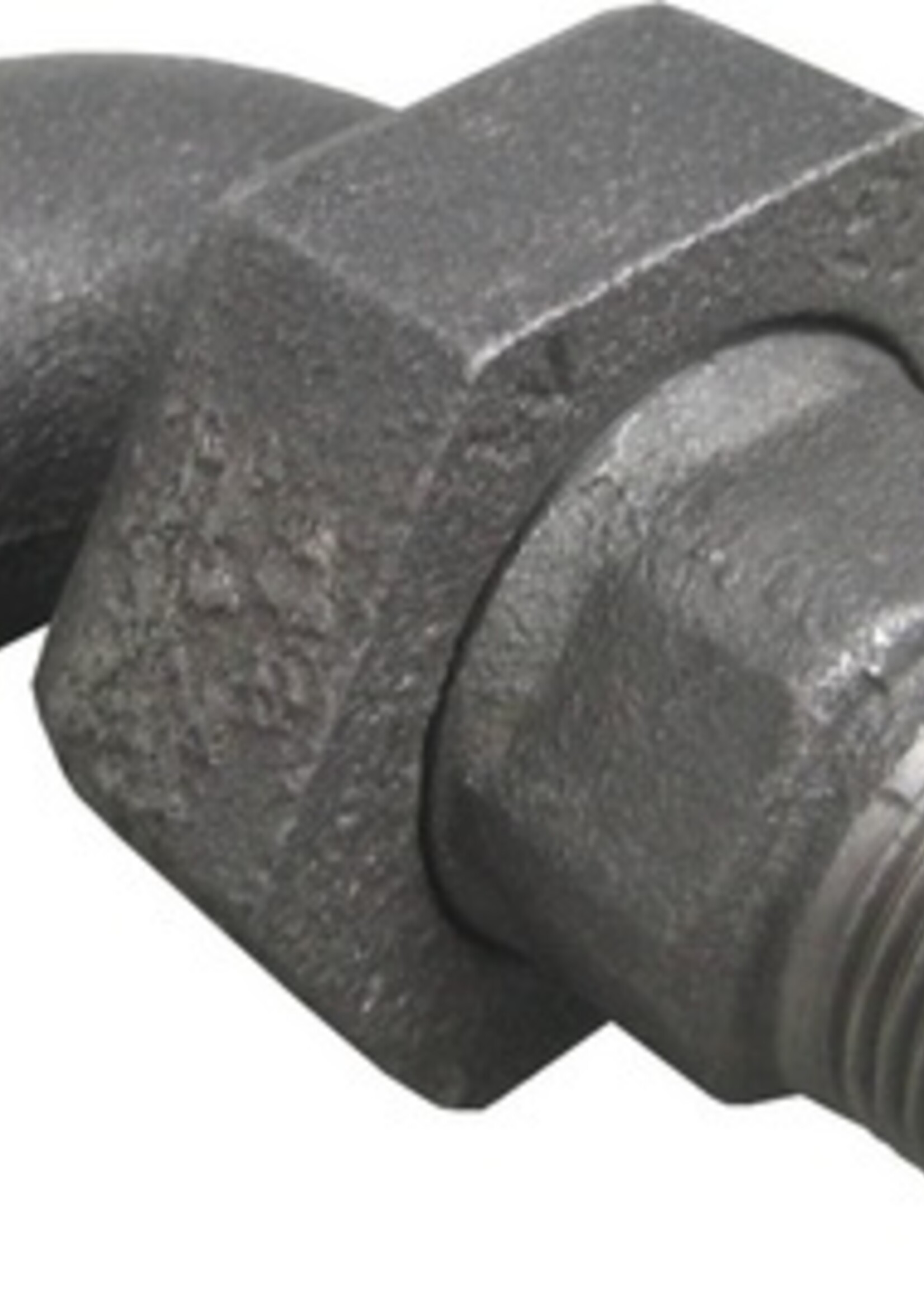 BLACK FITTING ANGLED HEAD NO. 98 1 1/4"MF