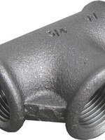 SCHWARZES T-STÜCK NR. 130 1/2"FFF