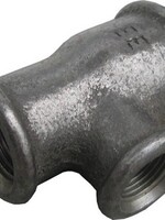 BLACK FITTING T PIECE NO. 130 3/4" x 3/4" x 1/2"FFF