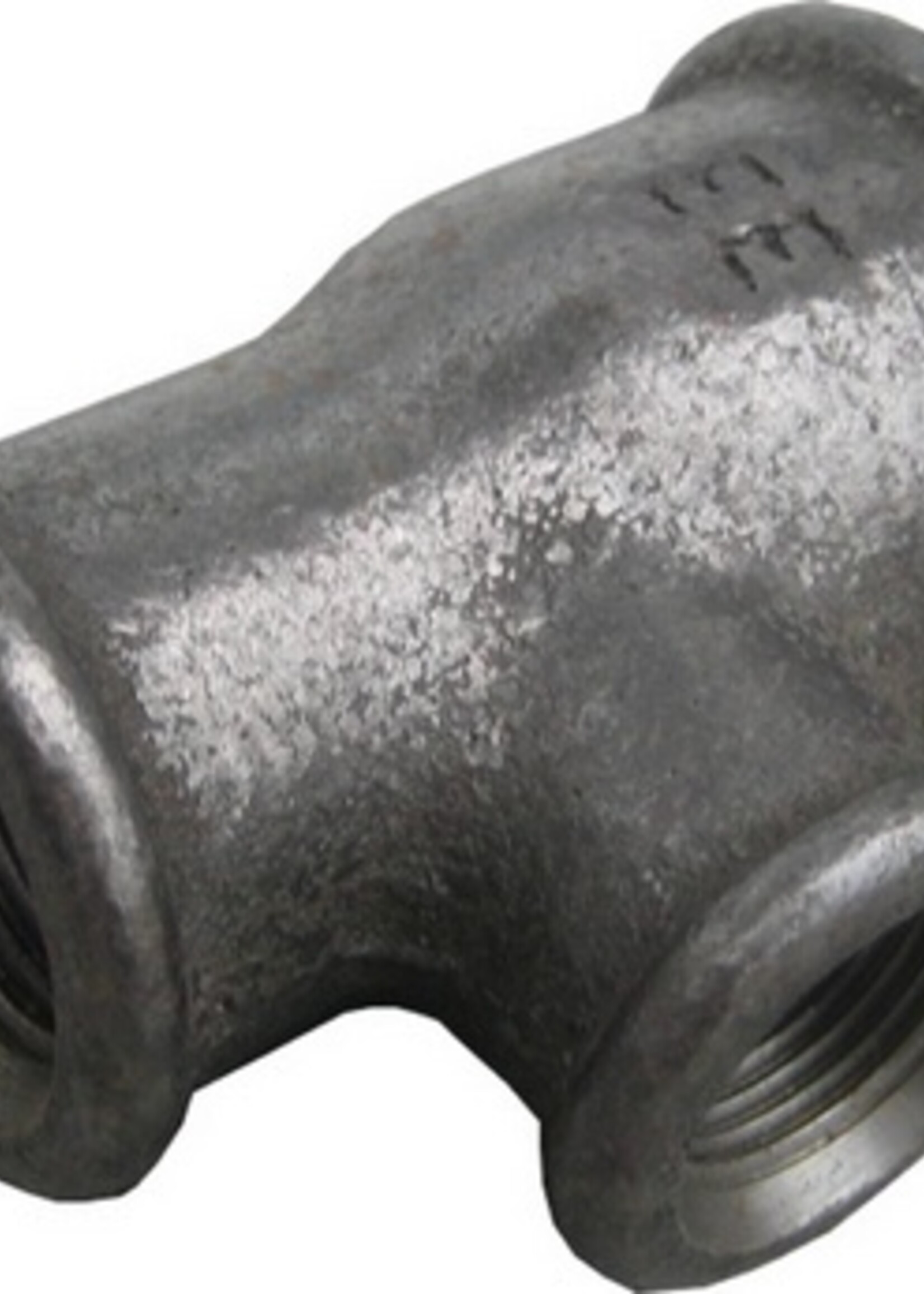 ZWARTE FITTING T STUK NR 130 3/4" x 3/4" x 1/2"FFF