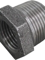 SCHWARZE ANSCHLUSSREDUZIERUNG NR. 241 1 1/4" x 1/2"MF