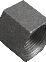 SCHWARZE ANSCHLUSSKAPPE NR. 300 1 1/2"F