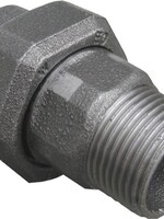 ZWARTE FITTING RECHTE KOPPELING NR 341 1 1/4"MF