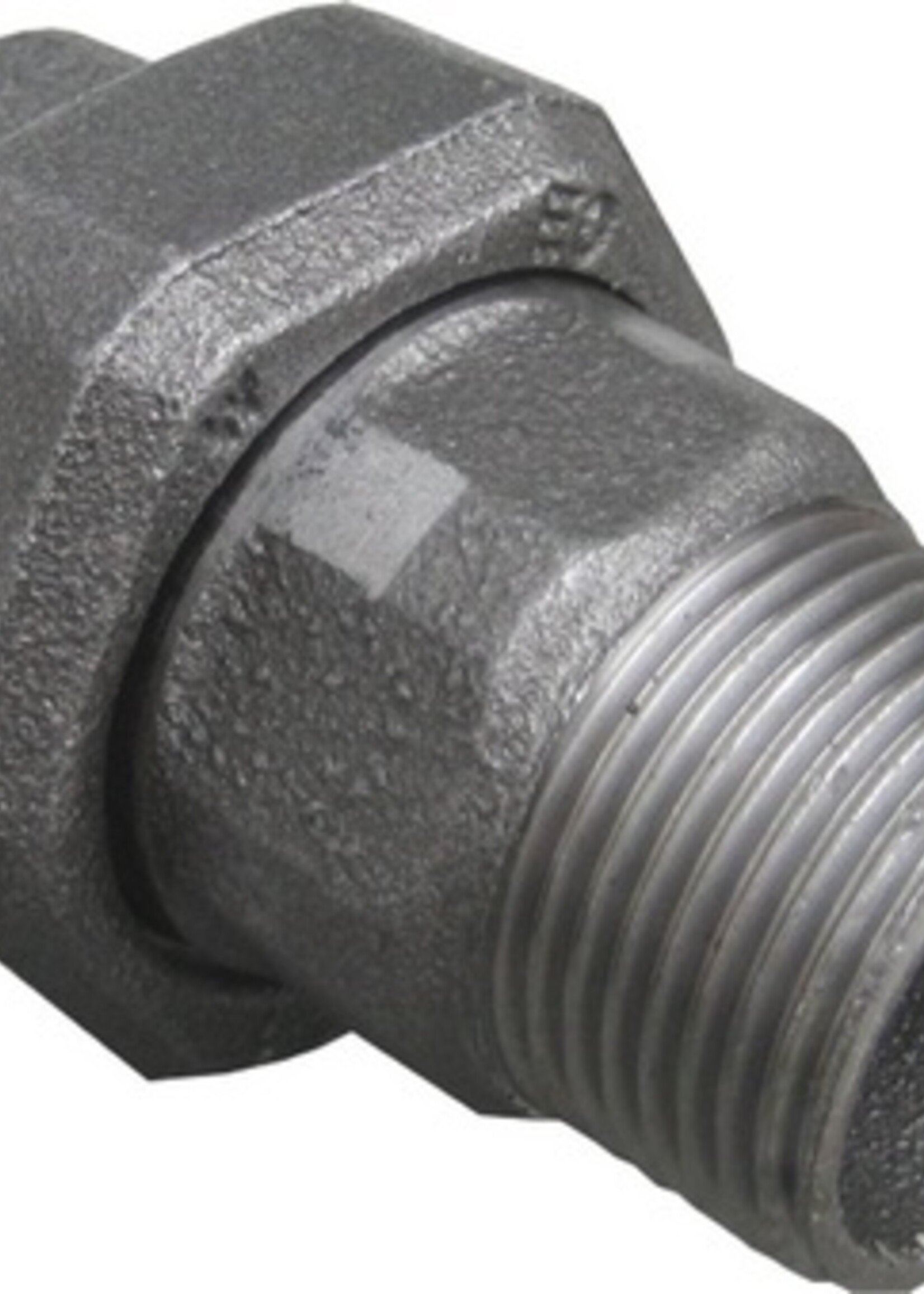 SCHWARZE PASSENDE GERADE KUPPLUNG NR. 341 1 1/4"MF