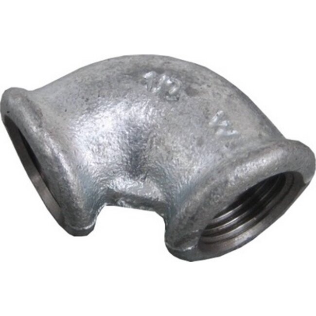 GALVA FITTING KNIE 90° NR 90 1 1/4" x 1"FF