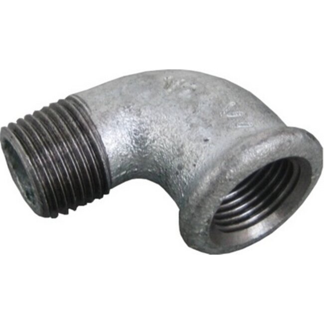 GALVA FITTING KNIE 90° NR 92 1 1/4" x 1"MF