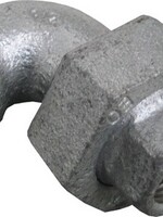 GALVA FITTING ANGLED HEAD NO. 96 1 1/4"FF