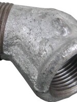 GALVA FITTING KNEE 45° NO. 121 1 1/2"MF