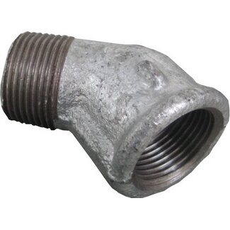 GALVA FITTING KNIE 45° NR 121 1 1/2"MF