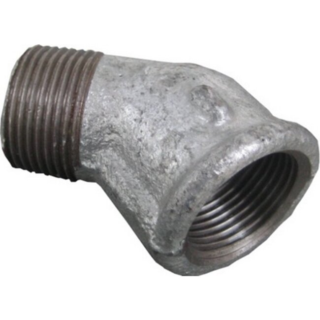 GALVA FITTING KNIE 45° NR 121 1 1/2"MF