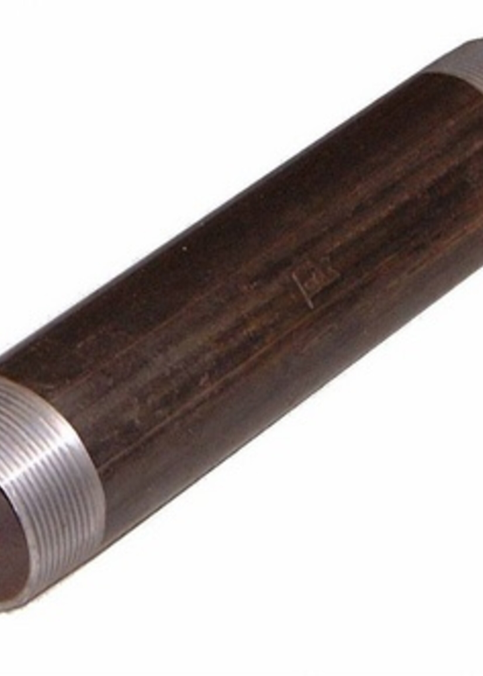 SCHWARZER ROHRNIPPEL 4/4" X 100 MM LANG