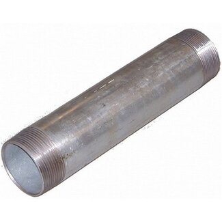 GALVA BUISNIPPEL 1/2"MM X 150 MM LANG