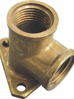 MESSING-WANDPLATTE MIT GEWINDE 1/2"-1/2"FF