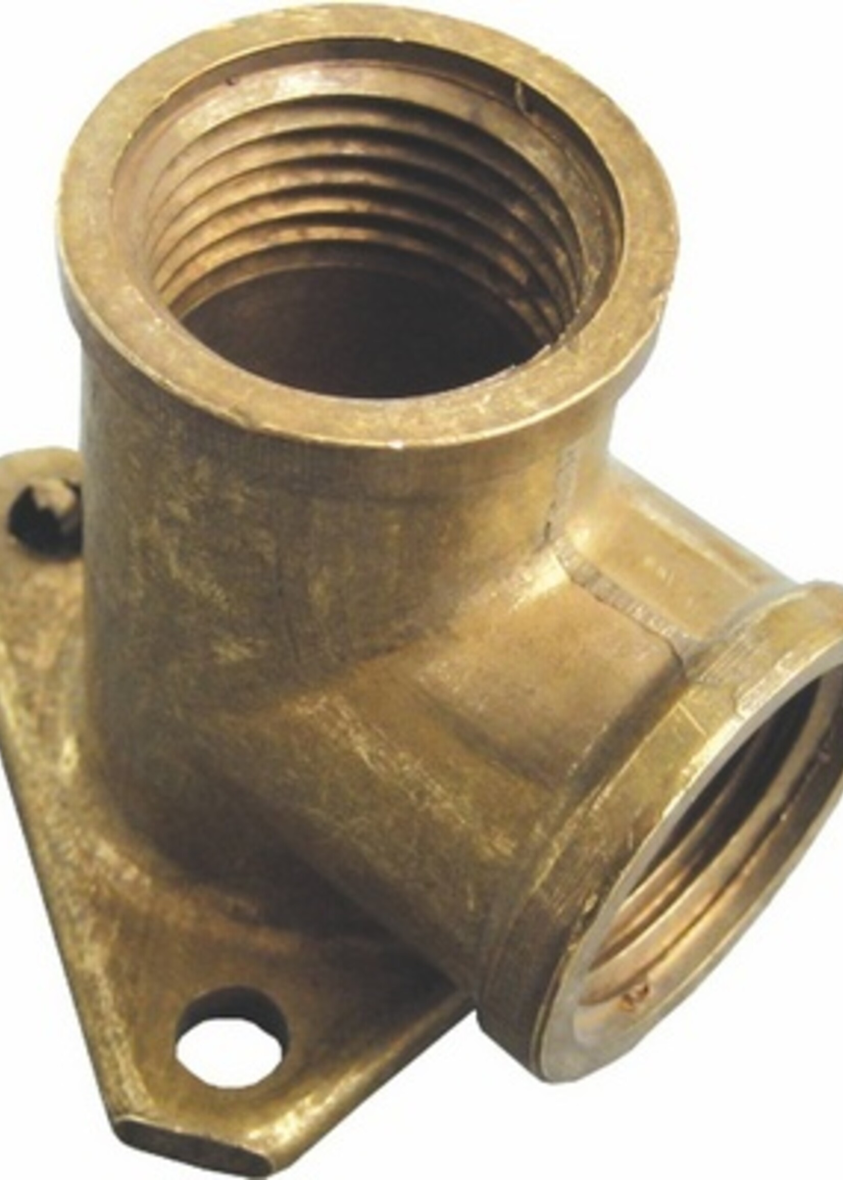BRASS THREADED FITTING WALL PLATE 1/2"-1/2"FF