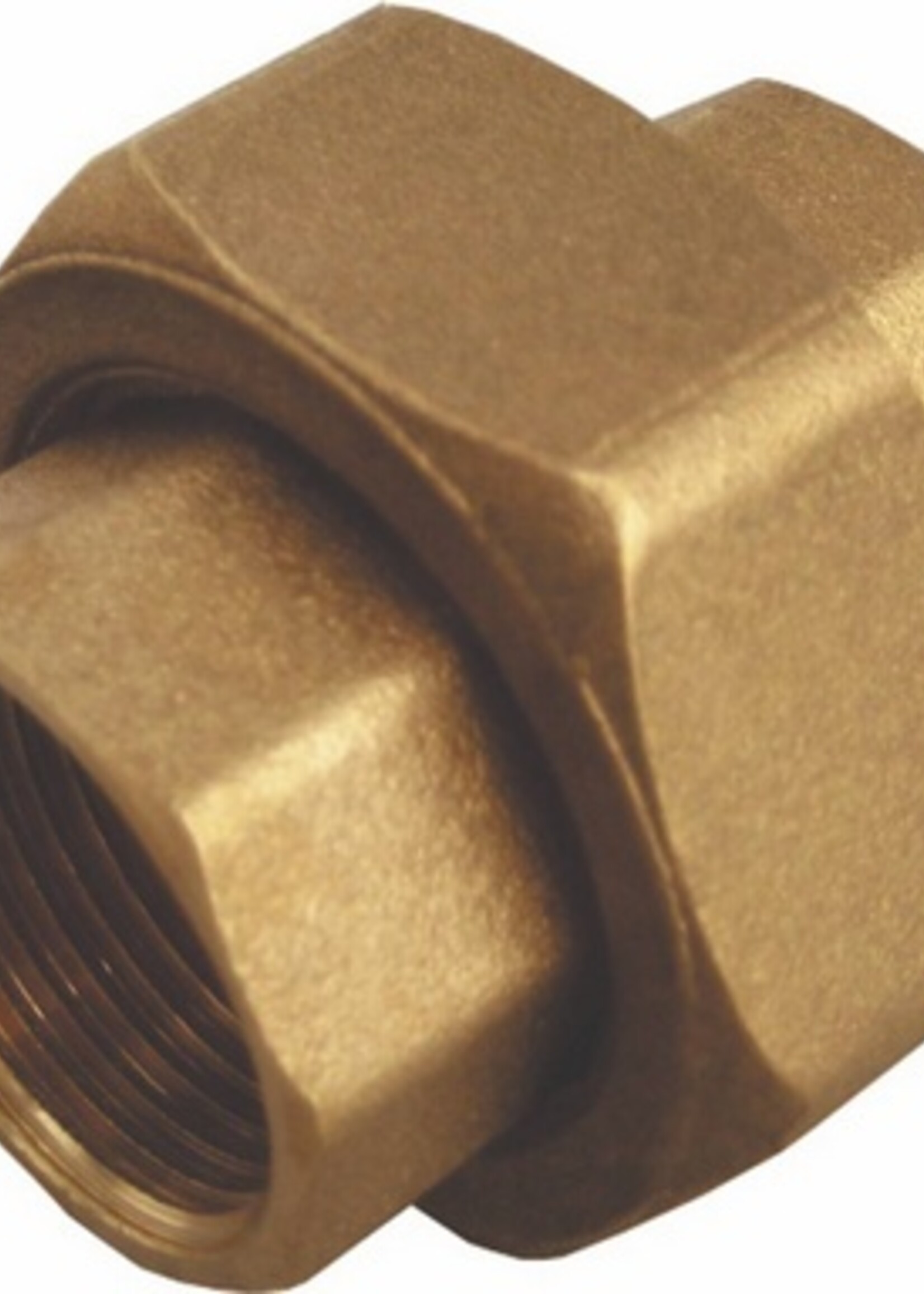 MESSING-GEWINDEANSCHLUSS GERADE KUPPLUNG 1/2"FF