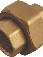 MESSING-GEWINDEANSCHLUSS GERADE KUPPLUNG 3/4"FF