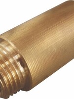 MESSING DRAADFITTING VERLENGSTUK  3/4"MF 80mm