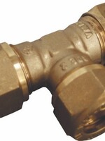 KOMPRESSIONSKOPF MESSING WASSER T-STÜCK 12