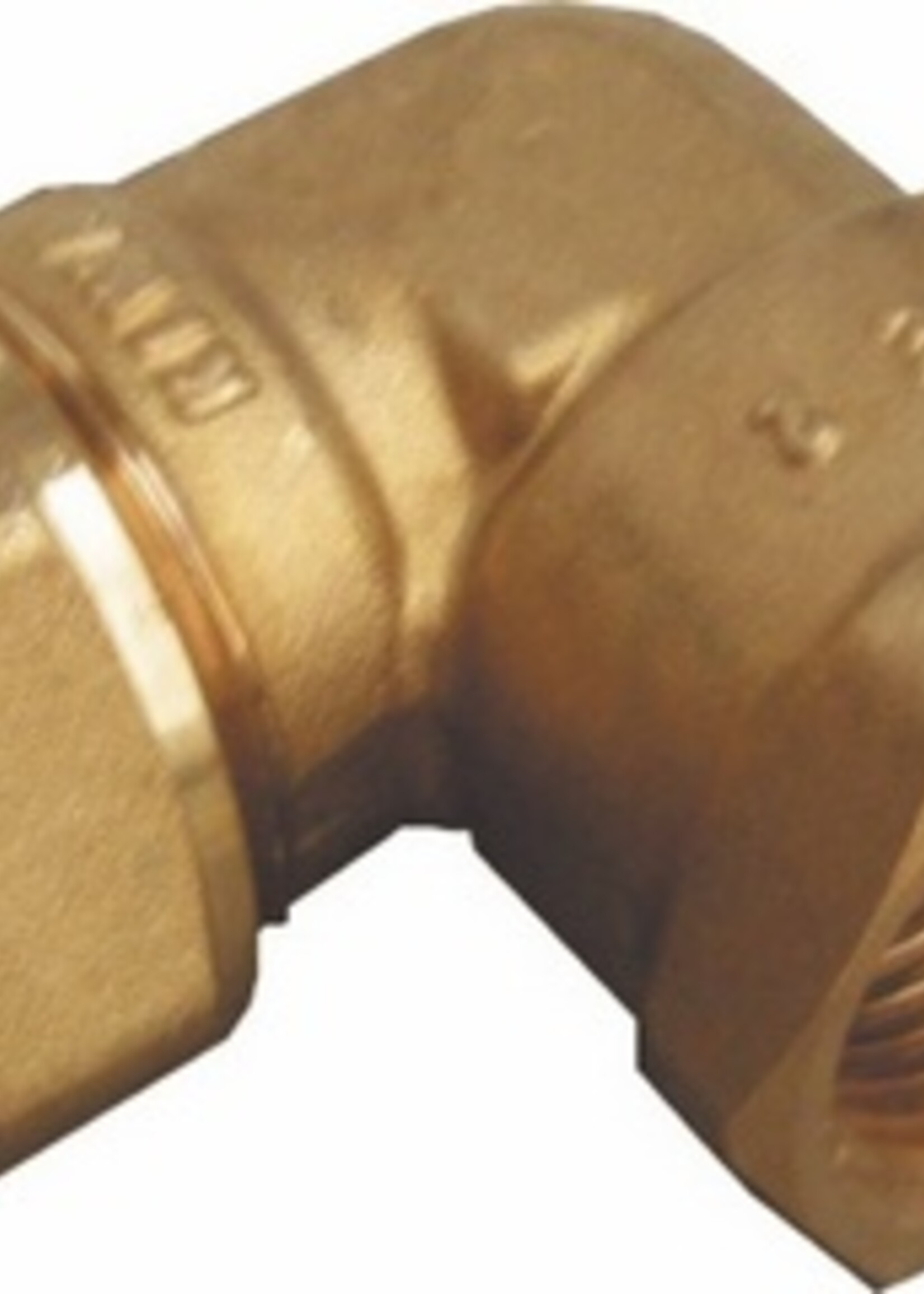 COMPRESSION HEAD BRASS WATER KNEE 3/4"Fx15