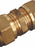 Compression head brass water coupling 28x22