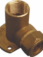 COMPRESSION HEAD BRASS WALL PLATE 1/2"Fx15