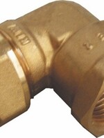 KOMPRESSIONSKOPF MESSING WASSER KNIE 3/8"Fx15