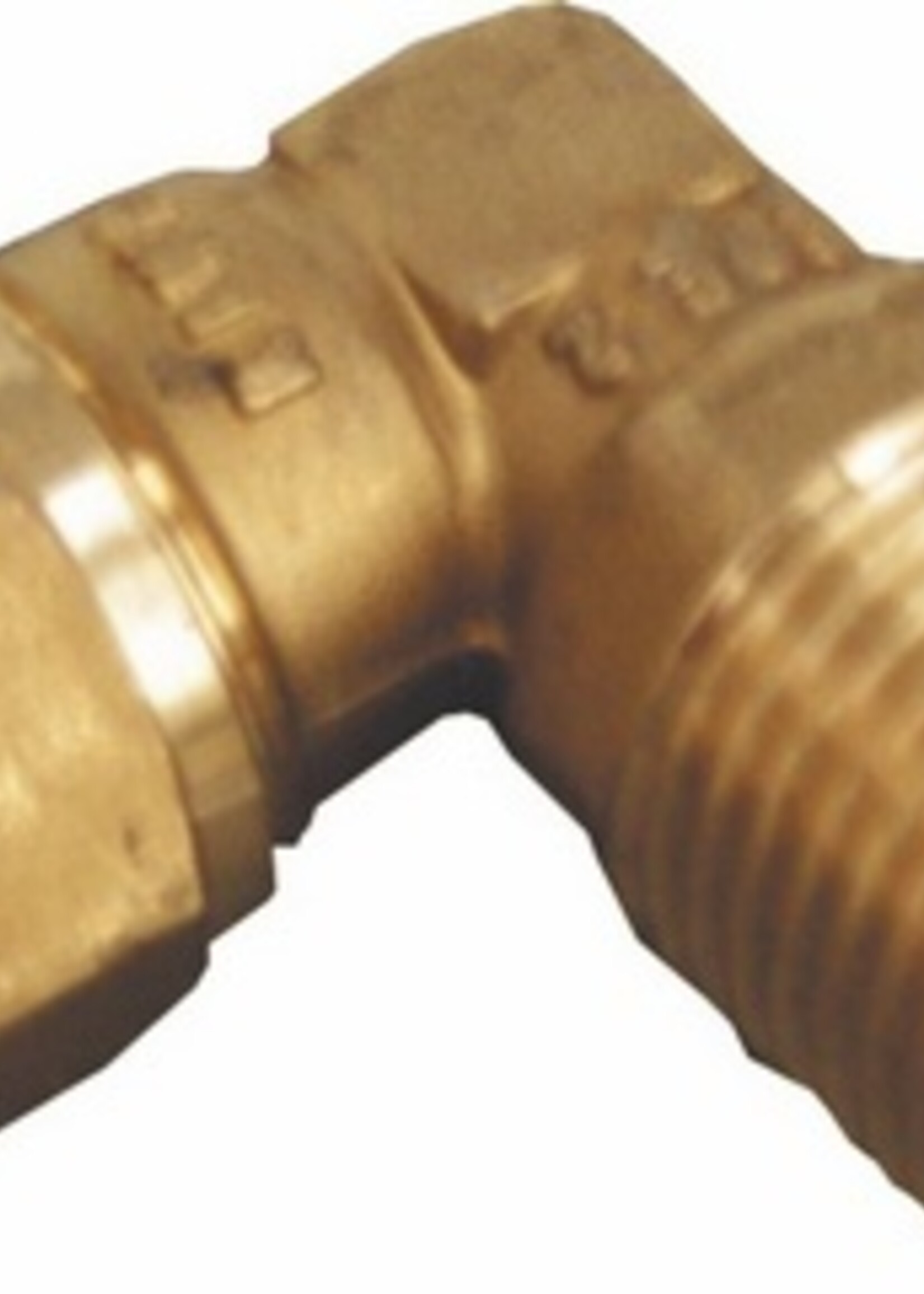 KOMPRESSIONSKOPF MESSING WASSER KNIE 3/4"Mx22