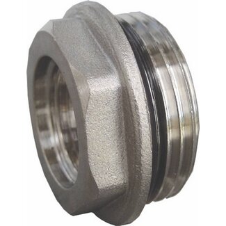VERDELER MESSING VERNIKKELD - REDUCTIE 4/4"-3/4"