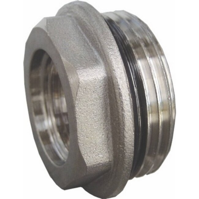VERDELER MESSING VERNIKKELD - REDUCTIE 4/4"-3/4"