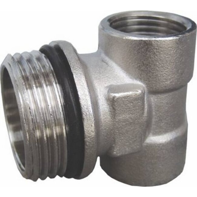 VERDELER MESSING VERNIKKELD 4/4" - EINDSTUK 4/4"-1