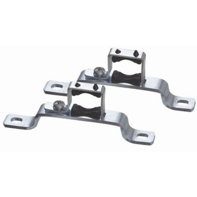 VERDELER MESSING VERNIKKELD 4/4" - ENKELE BEUGEL