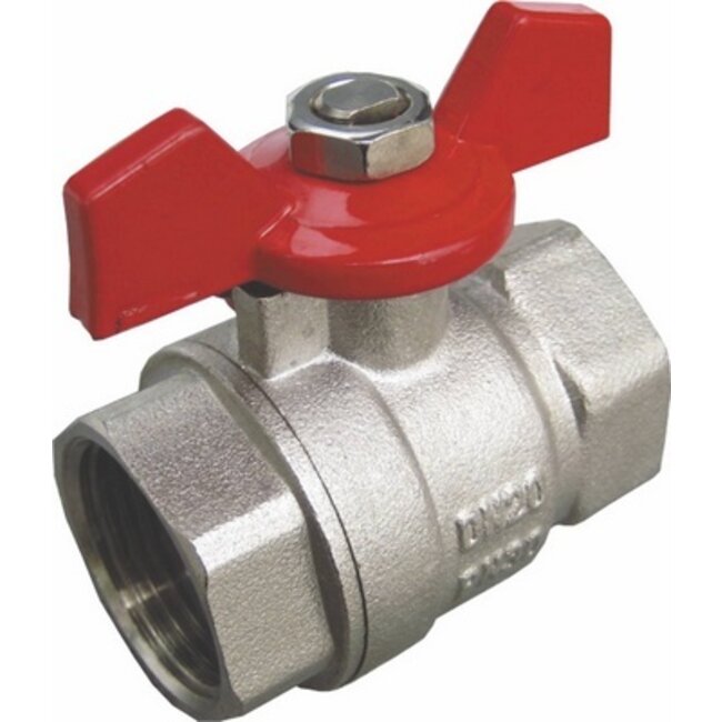 BOLKRAAN 1/2"MF MET VLINDER