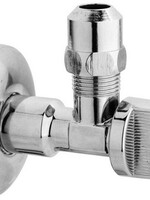 ANGLE VALVE QUARTER TURN 1/2"M X 10 WITH ROSAS