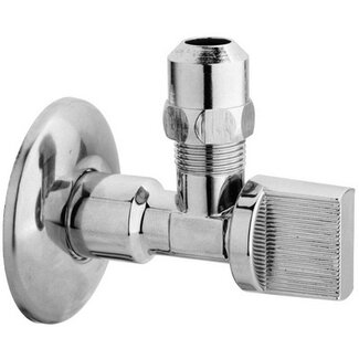 HOEKSTOPKRAAN KWARTDRAAI  1/2"M X 10 MET ROSAS