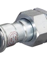 M-PRESS GALVANIZED STEEL 3-PIECE COUPLER EXTERNAL DR