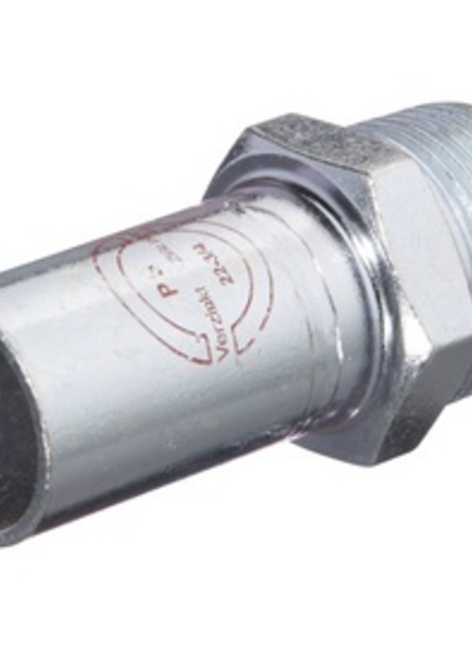 M-PRESS STEEL ZINC PLATED TRANSITION MALE THREADED 15 x 1