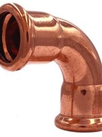 M-PRESS COPPER WATER BEND 90° FF 42 x 42