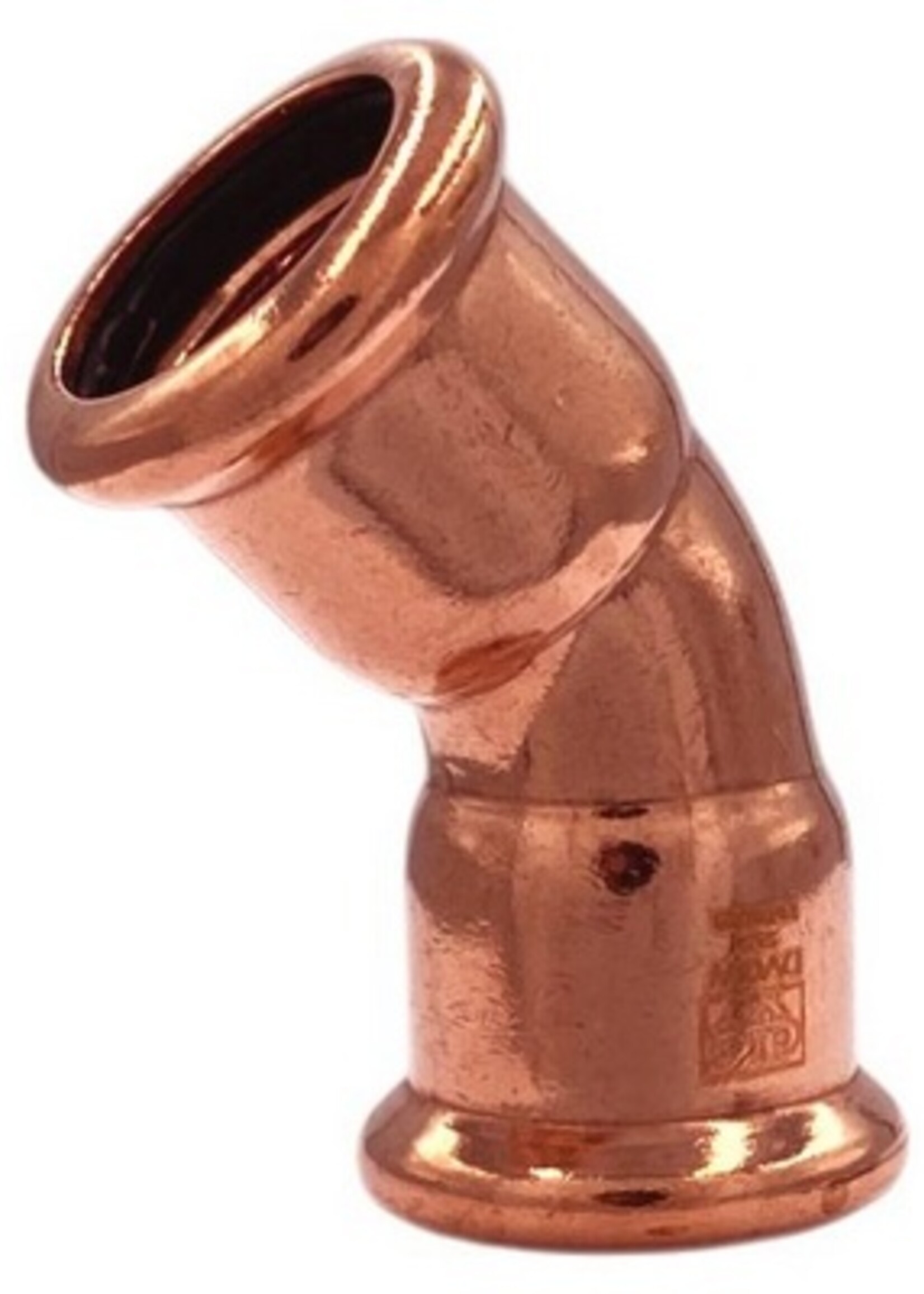 M-PRESS COPPER WATER BEND 45° FF 22 x 22