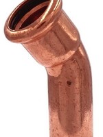 M-PRESS COPPER WATER BEND 45° MF Ø 22 x 22